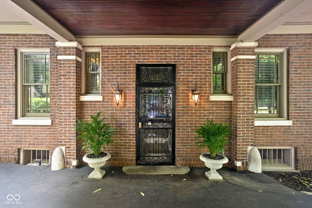 4455 Broadway St, Indianapolis, IN 46205 - entrance to property with brick siding