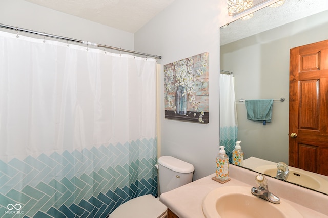 662 Leah Way, Greenwood, IN 46142 - full bathroom featuring vanity and a textured ceiling