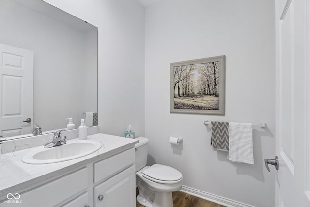 16636 Brownstone Ct, Westfield, IN 46074 - bathroom with vanity and wood finished floors