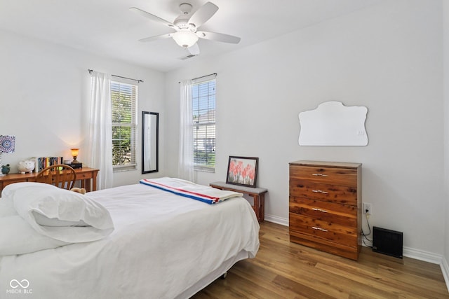 16636 Brownstone Ct, Westfield, IN 46074 - bedroom with wood finished floors and a ceiling fan