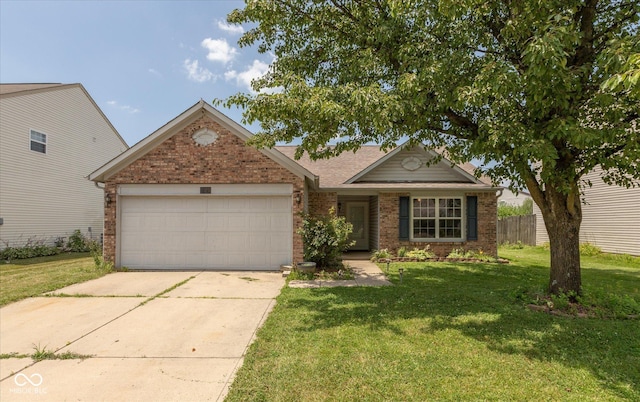 142 Hilltop Farms Blvd, Whiteland, IN 46184 - view of front of property with an attached garage, driveway, and brick siding