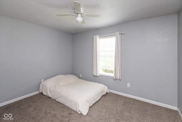 142 Hilltop Farms Blvd, Whiteland, IN 46184 - bedroom with carpet and a ceiling fan