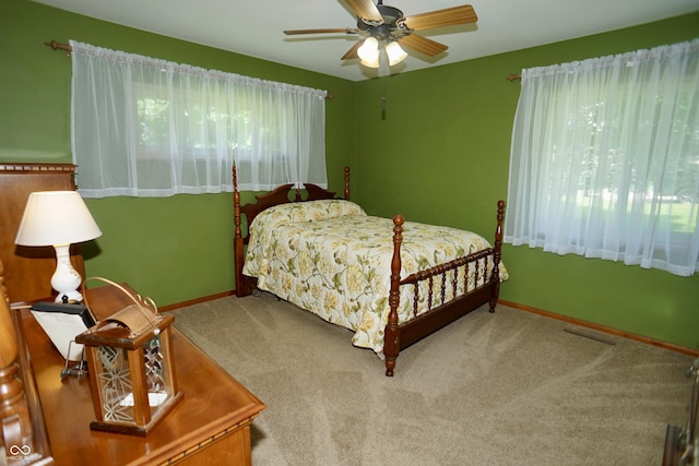 111 S 2nd St, Batesville, IN 47006 - bedroom with carpet flooring and ceiling fan