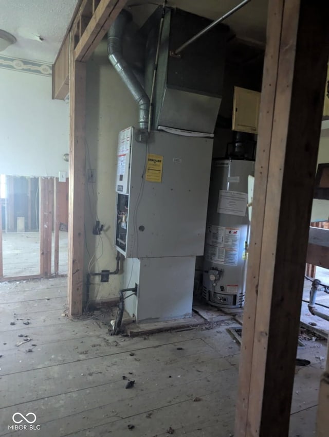 441 N Forsythe St, Franklin, IN 46131 - utilities featuring gas water heater and heating unit