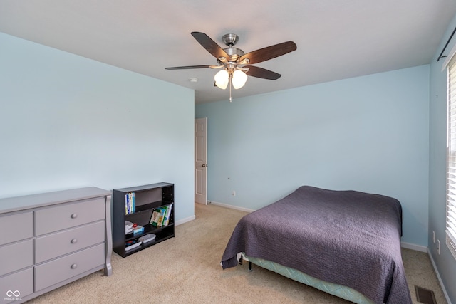 1977 Sophia Ln, Seymour, IN 47274 - bedroom with carpet and ceiling fan