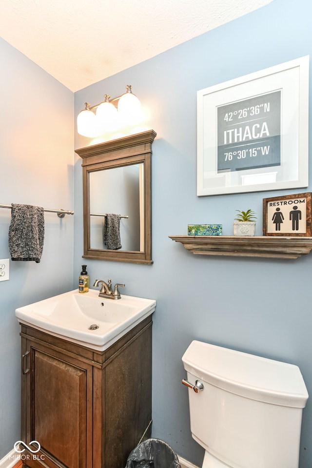 11820 Stepping Stone Dr, Fishers, IN 46037 - bathroom with vanity and toilet