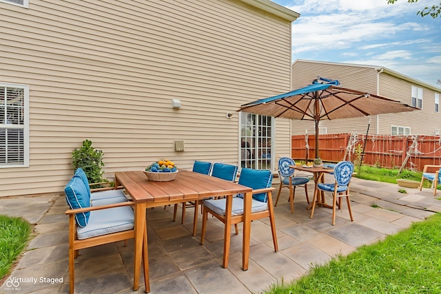 1449 Danielle Dr, Indianapolis, IN 46231 - view of patio / terrace featuring outdoor dining space