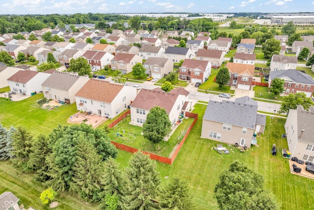 1449 Danielle Dr, Indianapolis, IN 46231 - aerial perspective of suburban area