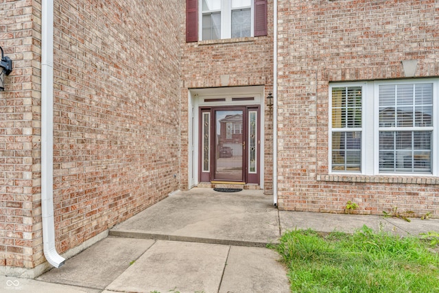 1449 Danielle Dr, Indianapolis, IN 46231 - doorway to property with brick siding