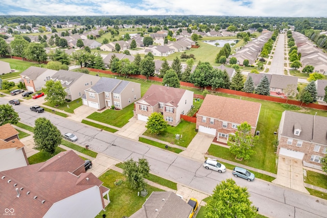 1449 Danielle Dr, Indianapolis, IN 46231 - aerial perspective of suburban area featuring a nearby body of water