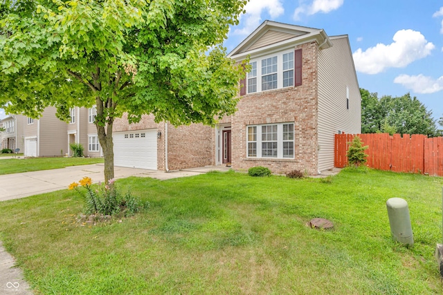1449 Danielle Dr, Indianapolis, IN 46231 - view of front of property featuring concrete driveway and brick siding