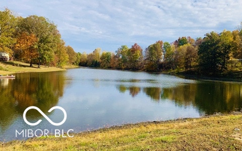 339 Honey Locust Pl, North Vernon, IN 47265 - water view featuring a heavily wooded area