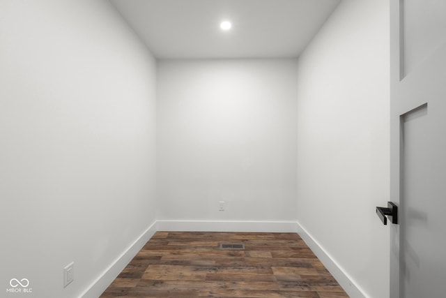 339 Honey Locust Pl, North Vernon, IN 47265 - unfurnished room with dark wood-type flooring and recessed lighting