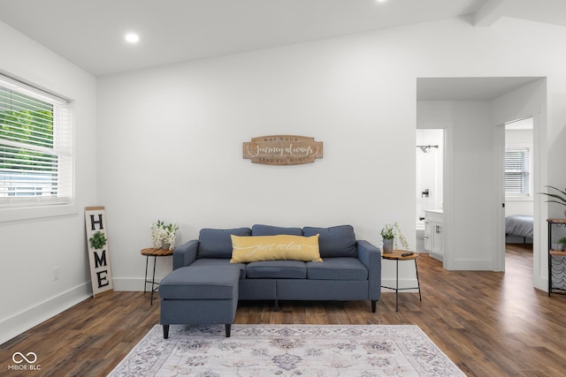 339 Honey Locust Pl, North Vernon, IN 47265 - living area with wood finished floors and recessed lighting