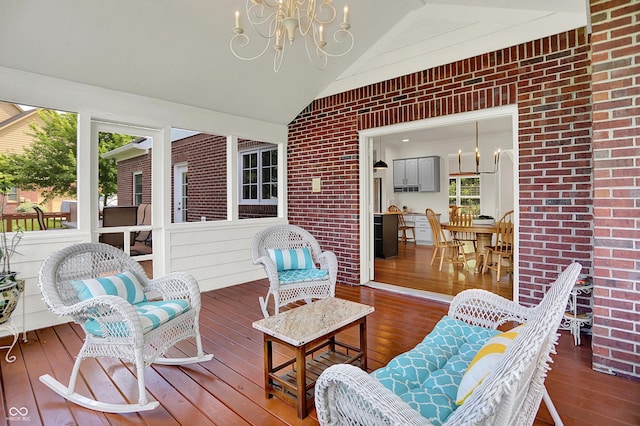 5761 Coopers Hawk Dr, Carmel, IN 46033 - view of wooden deck