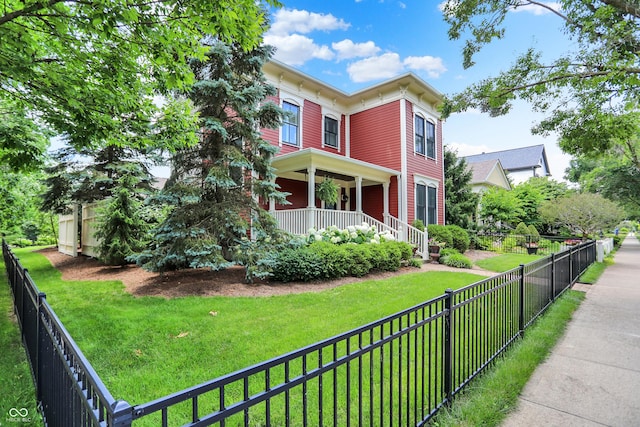 2263 Glebe St, Carmel, IN 46032 - view of front of property featuring a porch