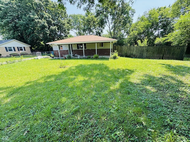 1345 S Biltmore Ave, Indianapolis, IN 46241 - view of fenced yard