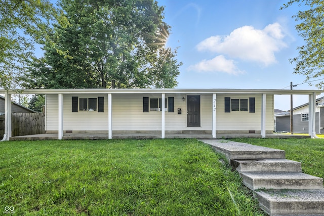 212 N 13th St, Elwood, IN 46036 - view of front facade with crawl space
