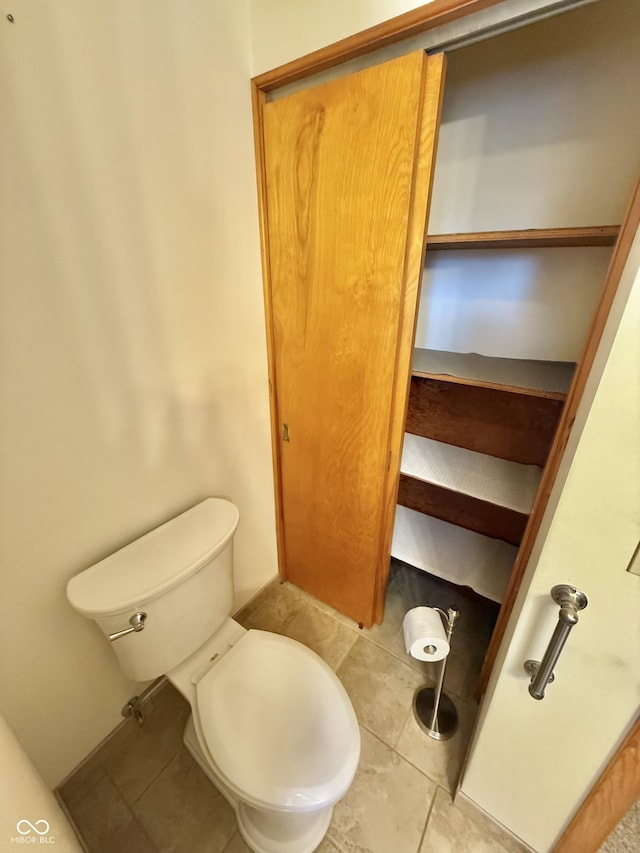 605 Redding Rd, Seymour, IN 47274 - bathroom with toilet and tile patterned floors