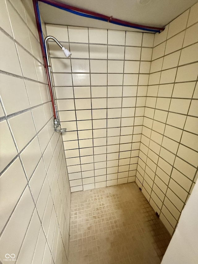 605 Redding Rd, Seymour, IN 47274 - full bathroom with a tile shower