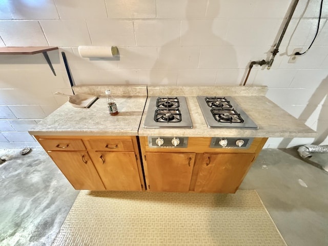 605 Redding Rd, Seymour, IN 47274 - kitchen featuring light countertops and gas cooktop