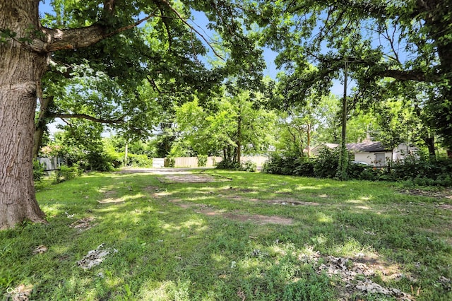 3609 N Keystone Ave, Indianapolis, IN 46218 - view of yard with view of wooded area
