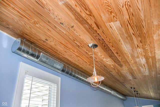 206 Olive St, Arcadia, IN 46030 - detailed view of wood ceiling
