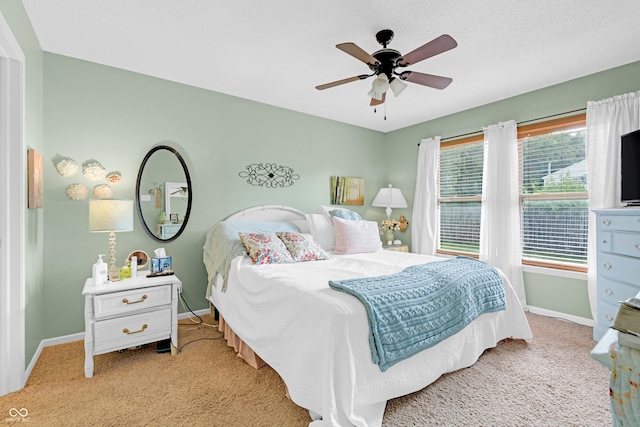 1912 Blue Pine Ln, Indianapolis, IN 46231 - bedroom with carpet flooring and a ceiling fan