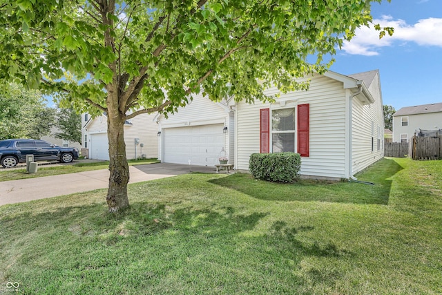1912 Blue Pine Ln, Indianapolis, IN 46231 - view of property hidden behind natural elements with driveway and a garage