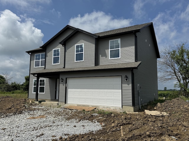 1035 Lake Ct, Shirley, IN 47384 - view of front of house featuring an attached garage