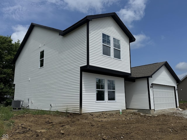1123 Lake Dr, Shirley, IN 47384 - view of property exterior featuring driveway and a garage