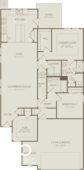 2856 Old Rosebud Ln, Westfield, IN 46074 - view of floor plan / room layout