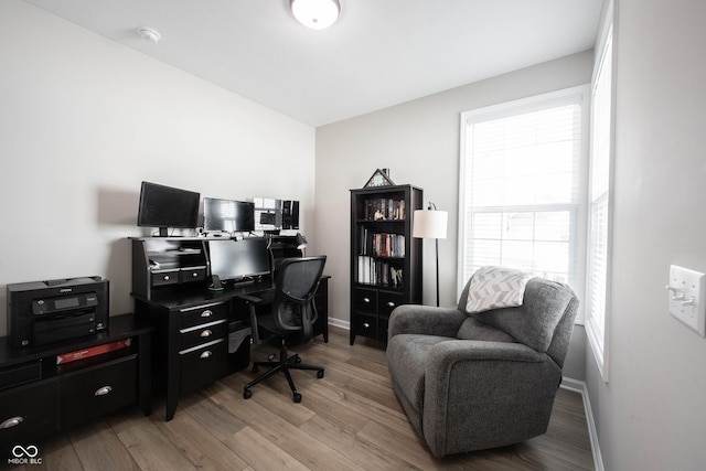 2856 Old Rosebud Ln, Westfield, IN 46074 - office featuring wood finished floors and baseboards