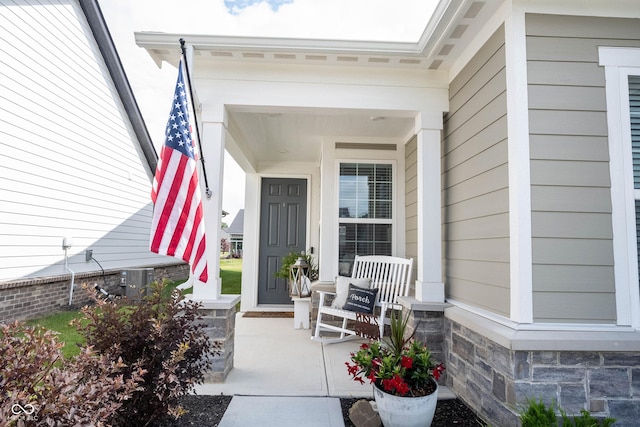 2856 Old Rosebud Ln, Westfield, IN 46074 - entrance to property featuring covered porch