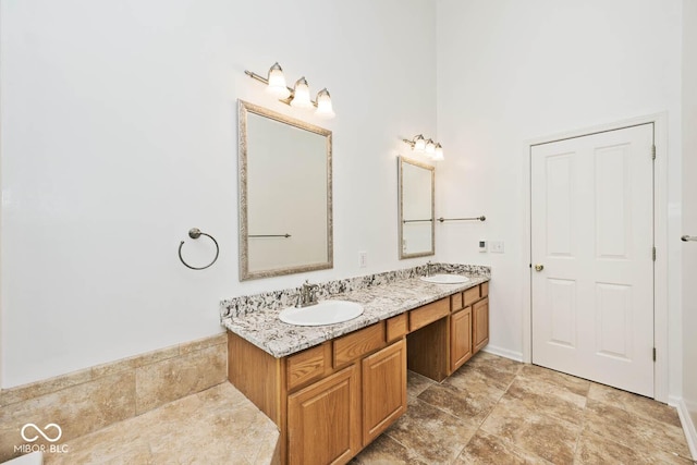 8909 Carnation Dr, Noblesville, IN 46060 - full bathroom featuring double vanity
