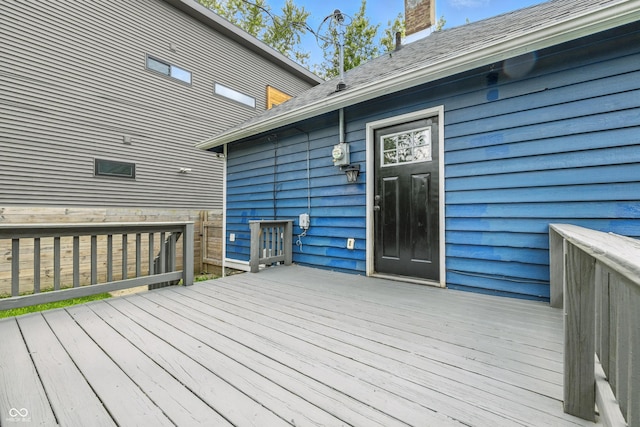 1151 S Randolph St, Indianapolis, IN 46203 - view of wooden terrace
