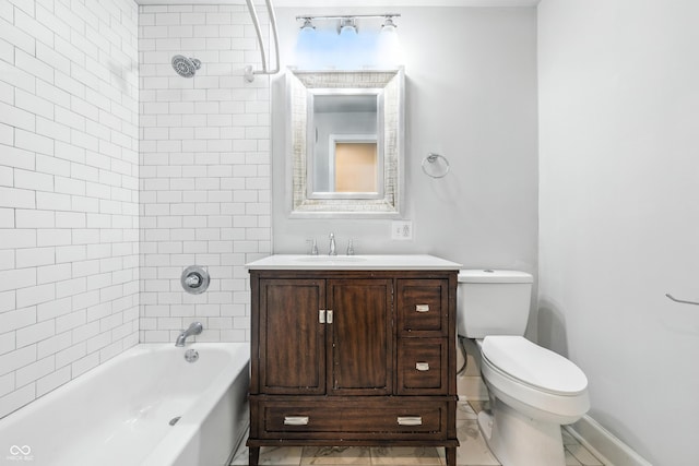 1151 S Randolph St, Indianapolis, IN 46203 - bathroom with vanity and shower / bathtub combination