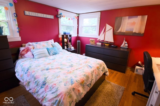 643 Harlan St, Plainfield, IN 46168 - bedroom featuring wood finished floors