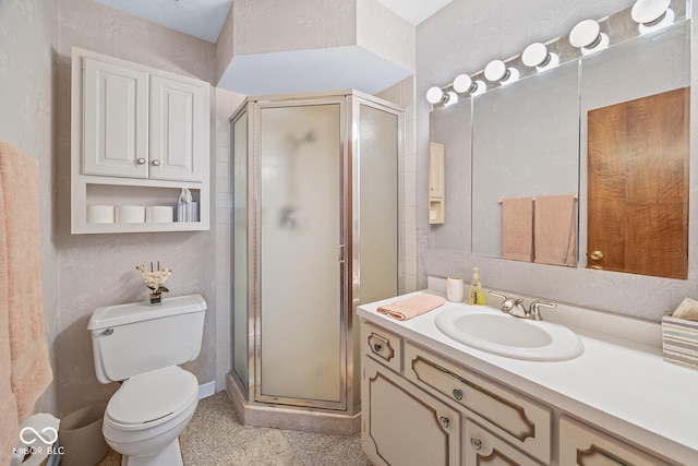 3620 Winter St, Lafayette, IN 47909 - bathroom with vanity and a stall shower
