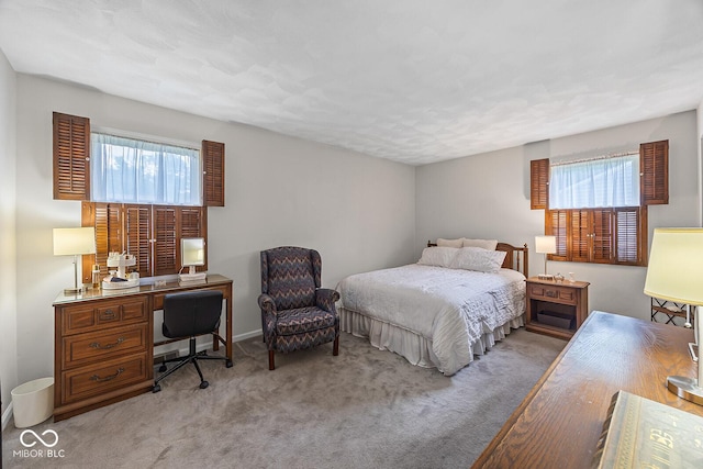 3620 Winter St, Lafayette, IN 47909 - bedroom featuring multiple windows, an office area, and carpet flooring