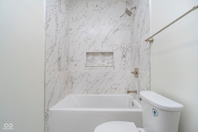 2130 Brookside Pkwy N Drive, Indianapolis, IN 46201 - bathroom featuring toilet and bathtub / shower combination