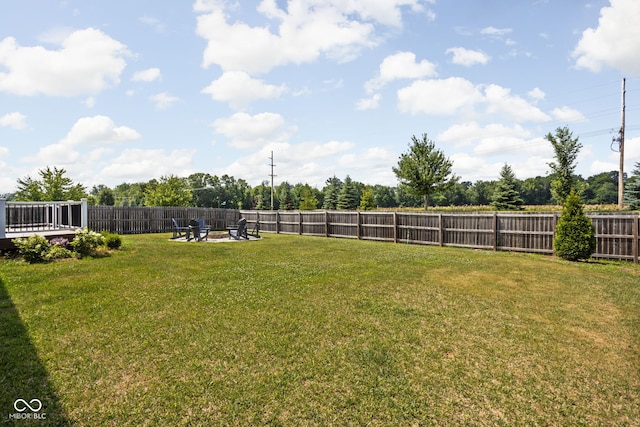 6176 Brighton Dr, Whitestown, IN 46075 - view of fenced backyard