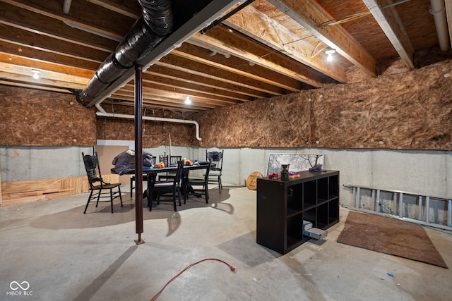 6176 Brighton Dr, Whitestown, IN 46075 - view of unfinished below grade area