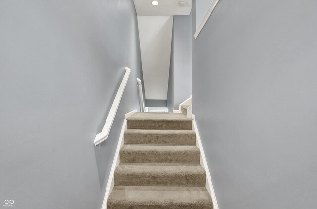 5674 Brownstone Dr, Indianapolis, IN 46220 - view of staircase