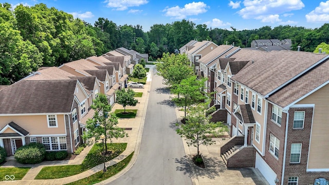 5674 Brownstone Dr, Indianapolis, IN 46220 - aerial view of residential area