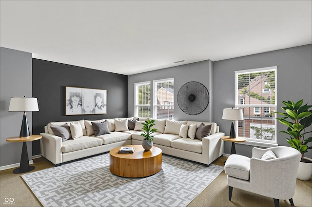 5674 Brownstone Dr, Indianapolis, IN 46220 - living room featuring healthy amount of natural light
