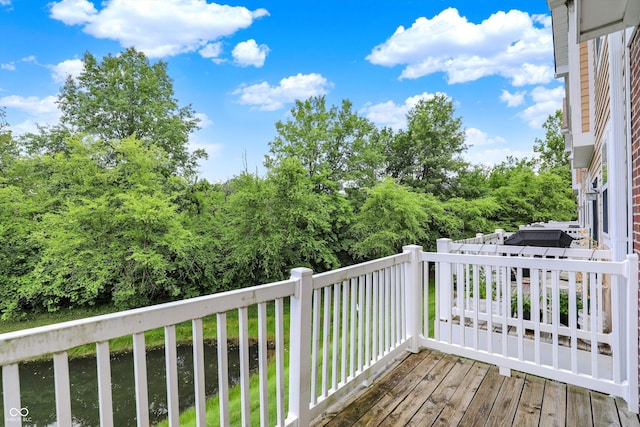 5674 Brownstone Dr, Indianapolis, IN 46220 - view of deck