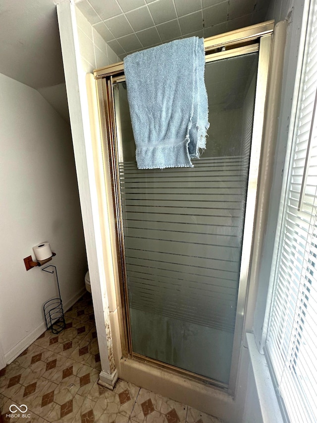 1000 Meadow Ln, Greencastle, IN 46135 - full bath featuring a stall shower and tile patterned floors