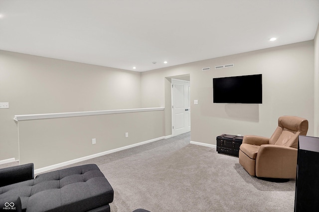1319 Petit Verdot Dr, Westfield, IN 46074 - carpeted living area featuring recessed lighting and baseboards