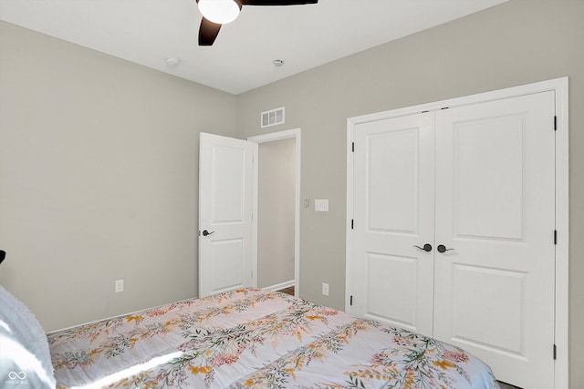 1319 Petit Verdot Dr, Westfield, IN 46074 - bedroom featuring a closet and ceiling fan